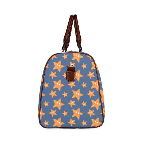 Cute starfish   - cute and sea Waterproof Travel Bag/Large (Model 1639)