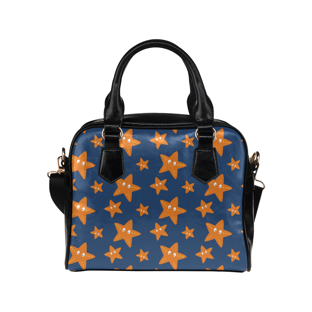 Cute starfish   - cute and sea Shoulder Handbag (Model 1634)