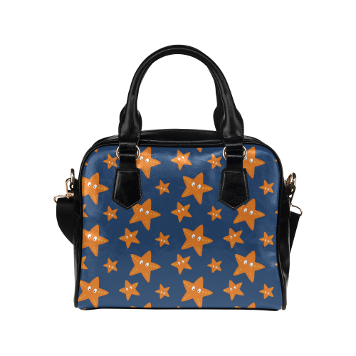 Cute starfish   - cute and sea Shoulder Handbag (Model 1634)