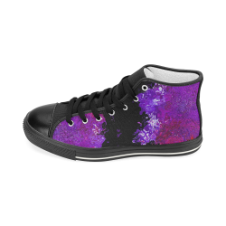 Bunte Color Women's Classic High Top Canvas Shoes (Model 017)