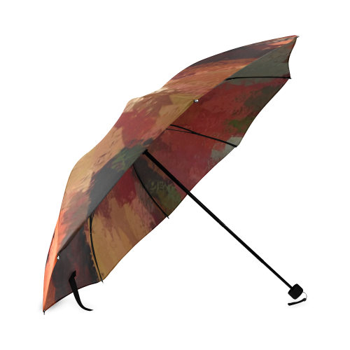 Autumn Radials Foldable Umbrella (Model U01)