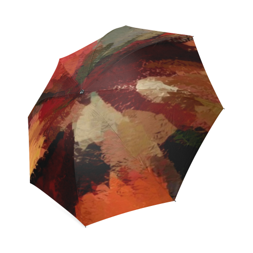 Autumn Radials Foldable Umbrella (Model U01)