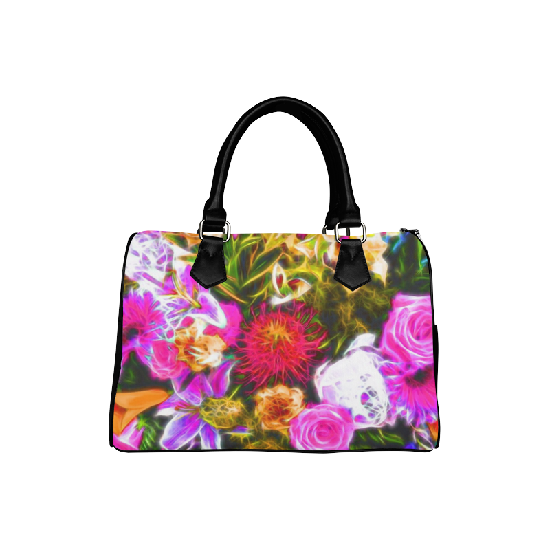 floral ArtStudio 3916B Boston Handbag (Model 1621)