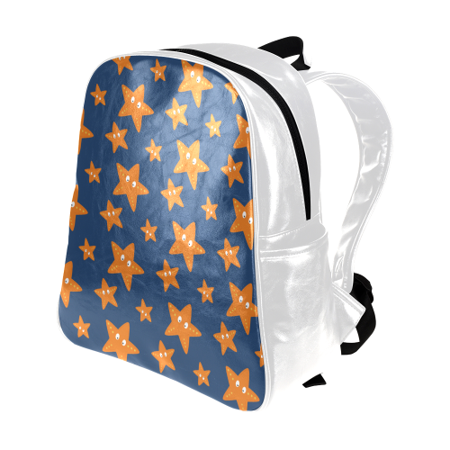 Cute starfish   - cute and sea Multi-Pockets Backpack (Model 1636)