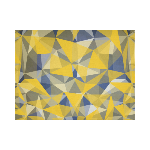 texture yellow Cotton Linen Wall Tapestry 80"x 60"