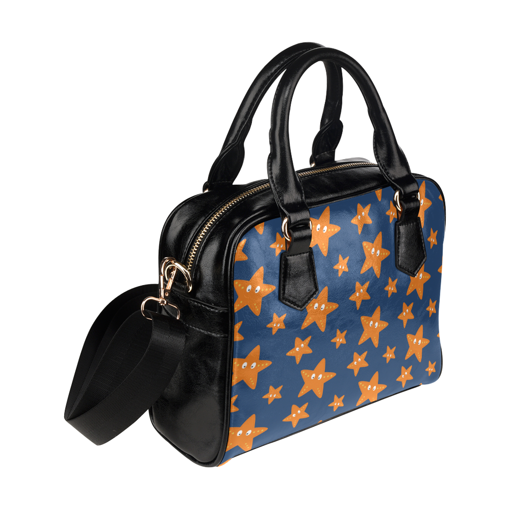 Cute starfish   - cute and sea Shoulder Handbag (Model 1634)