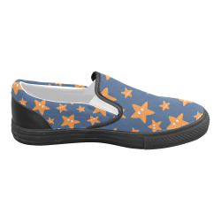 Cute starfish   - cute and sea Men's Slip-on Canvas Shoes (Model 019)