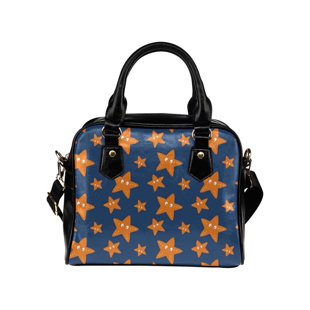 Cute starfish   - cute and sea Shoulder Handbag (Model 1634)