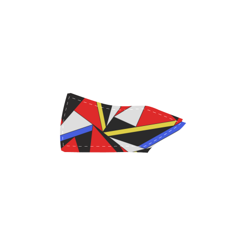 Primary Colors Modern Art by ArtformDesigns Men's Slip-on Canvas Shoes (Model 019)