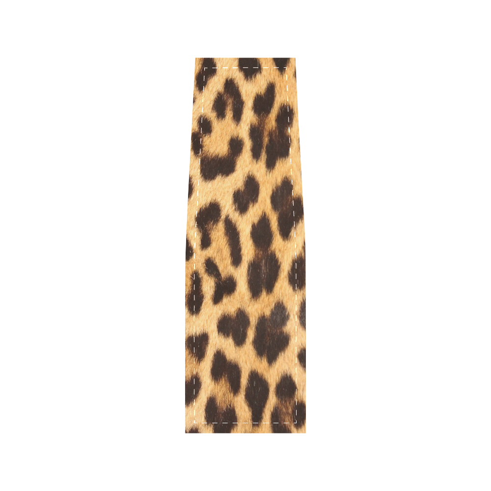Leopard Skin Saddle Bag/Small (Model 1649) Full Customization