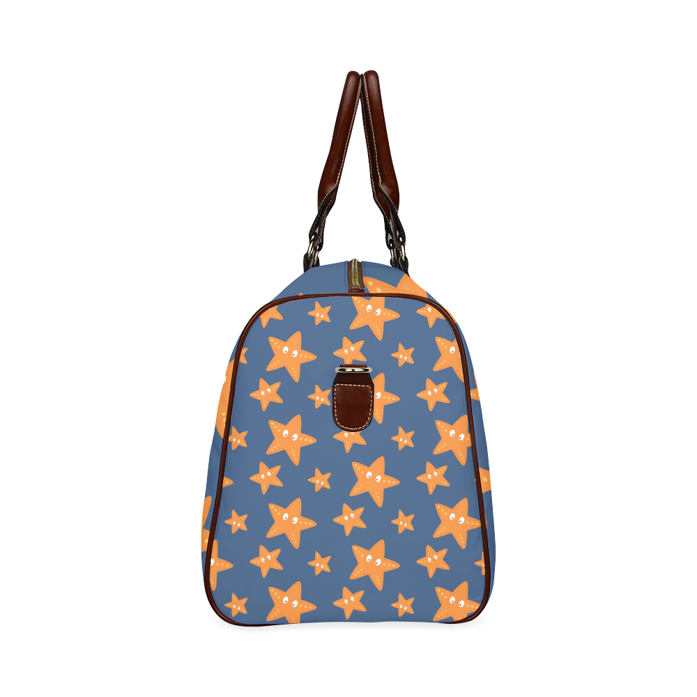 Cute starfish   - cute and sea Waterproof Travel Bag/Large (Model 1639)