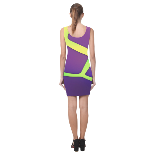 Eggplant Medea Vest Dress (Model D06)
