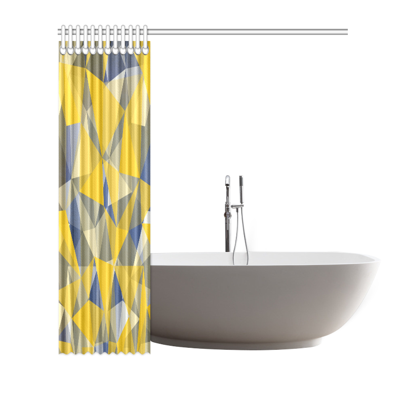 texture yellow Shower Curtain 72"x72"