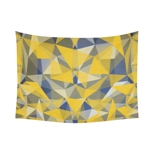 texture yellow Cotton Linen Wall Tapestry 80"x 60"