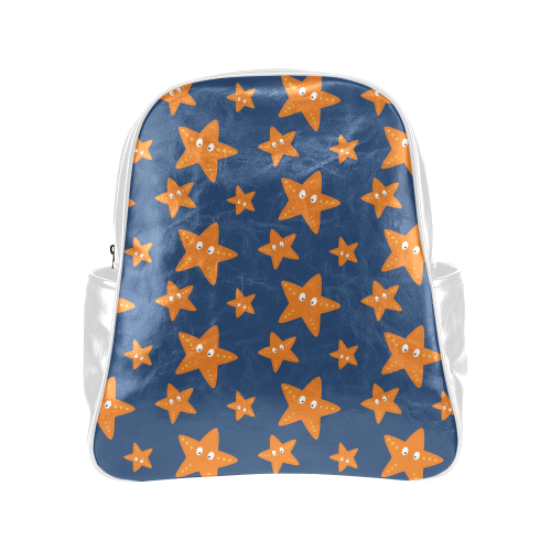 Cute starfish   - cute and sea Multi-Pockets Backpack (Model 1636)