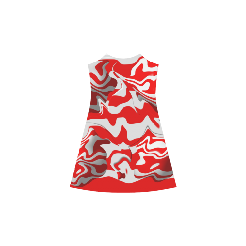 Weis Rot Marmoriet Alcestis Slip Dress (Model D05)