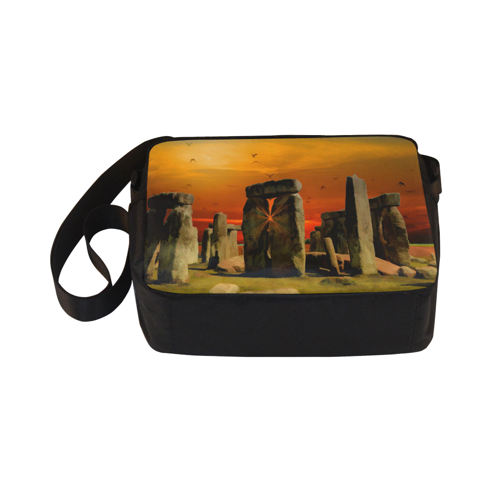 Stonehenge Sunset Classic Cross-body Nylon Bags (Model 1632)
