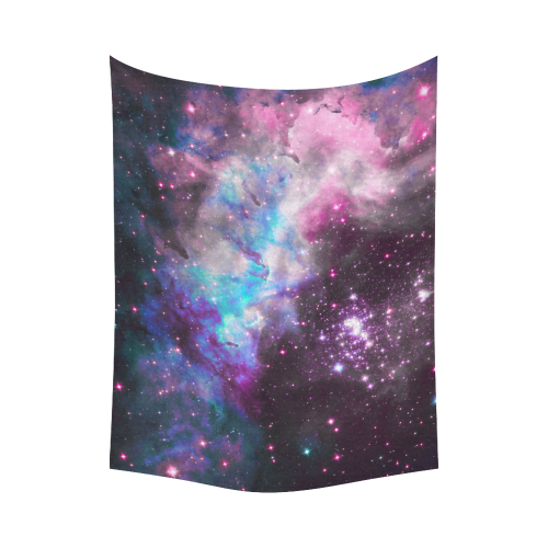 Galaxy cluster Cotton Linen Wall Tapestry 80"x 60"