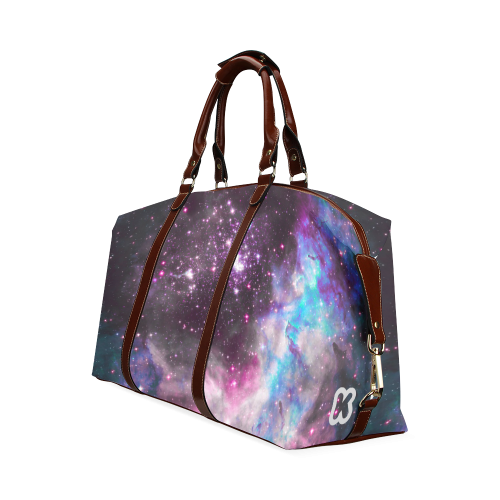 Galaxy cluster with Initials Classic Travel Bag (Model 1643)