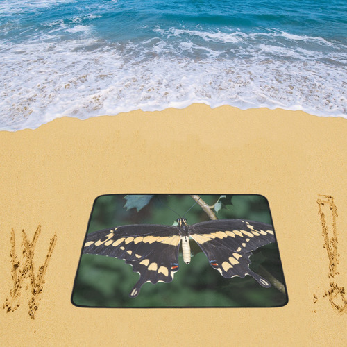 Giant Swallowtail Butterfly Beach Mat 78"x 60"