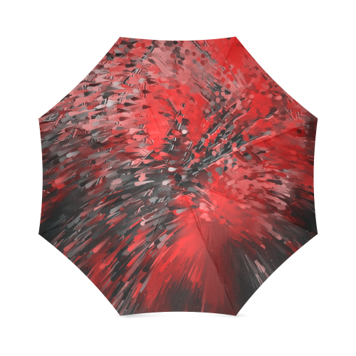 Explosion Red by Artdream Foldable Umbrella (Model U01)