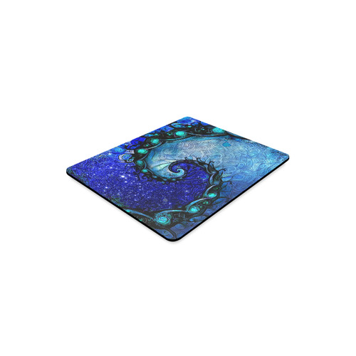 Scorpio Spiral Mousepad -- Nocturne of Scorpio Fractal Astrology Rectangle Mousepad