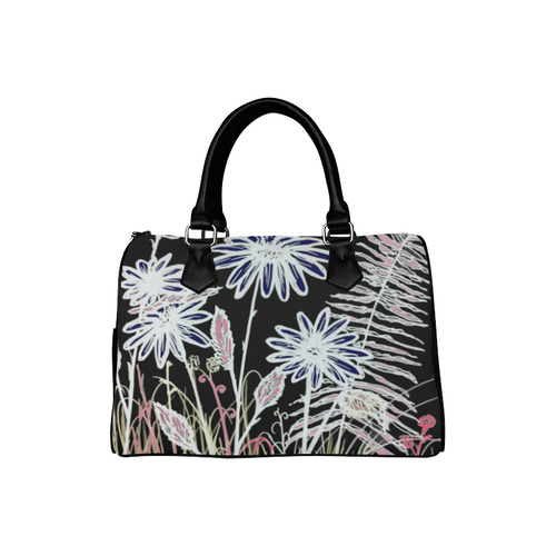 Midnight Garden Boston Handbag (Model 1621)