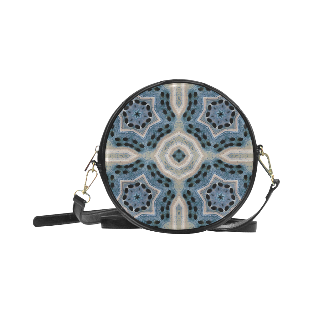 Stars & Ovals Round Sling Bag (Model 1647)