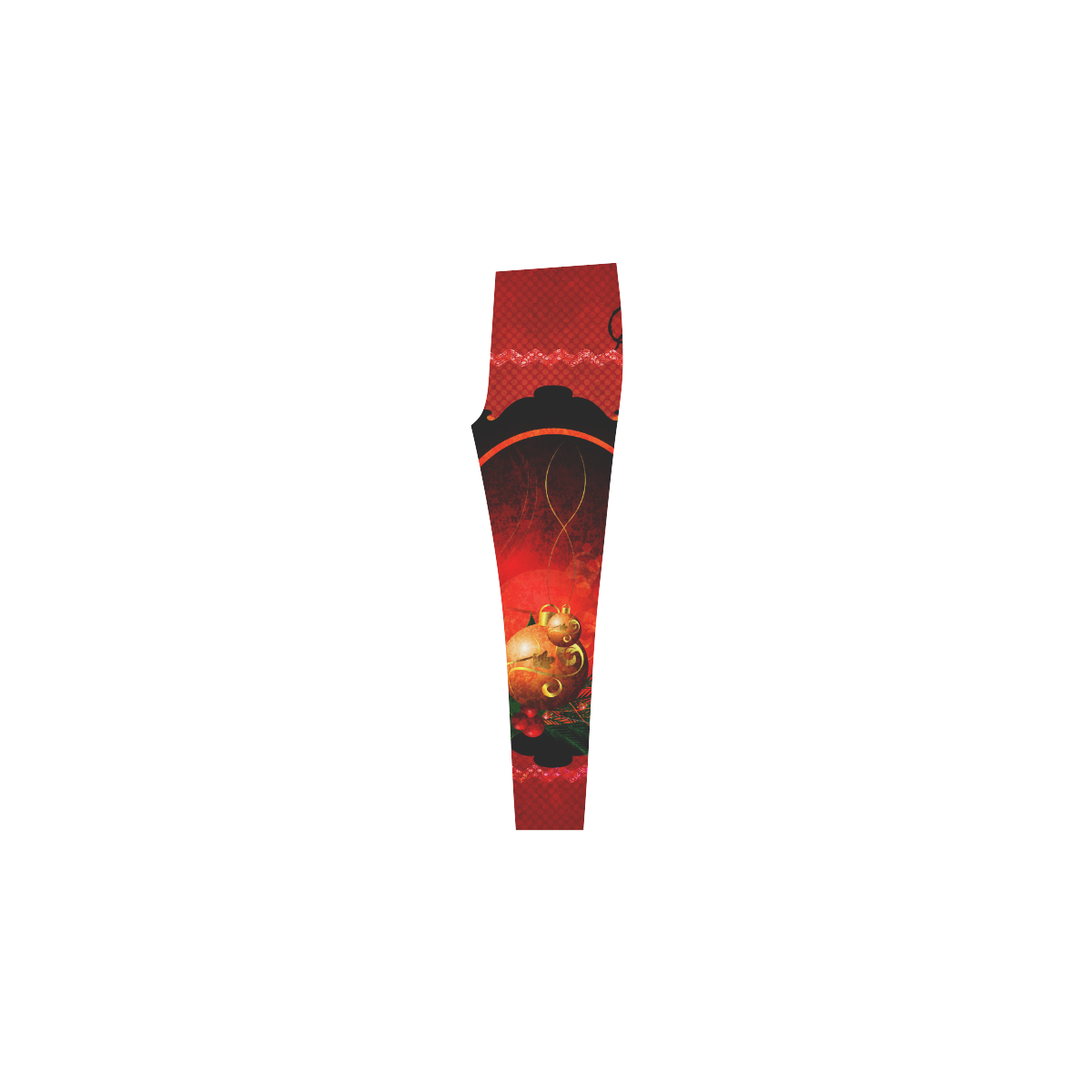 Christmas, christmas balls and candle Cassandra Women's Leggings (Model L01)