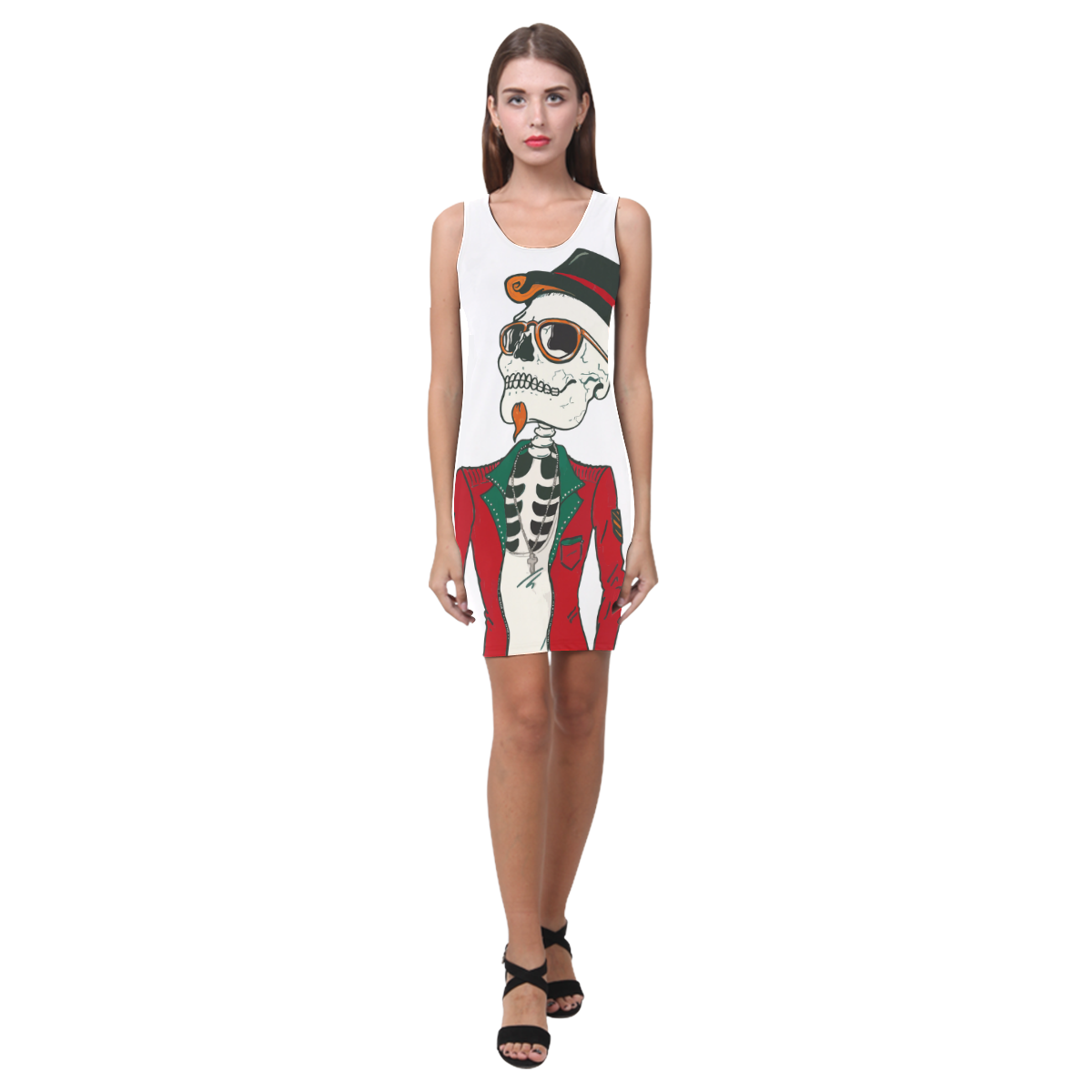 Esqueleto hipster. Medea Vest Dress (Model D06)