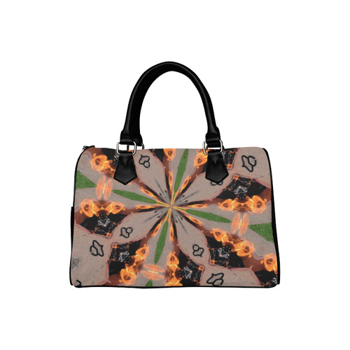 Wheels of Fire Boston Handbag (Model 1621)