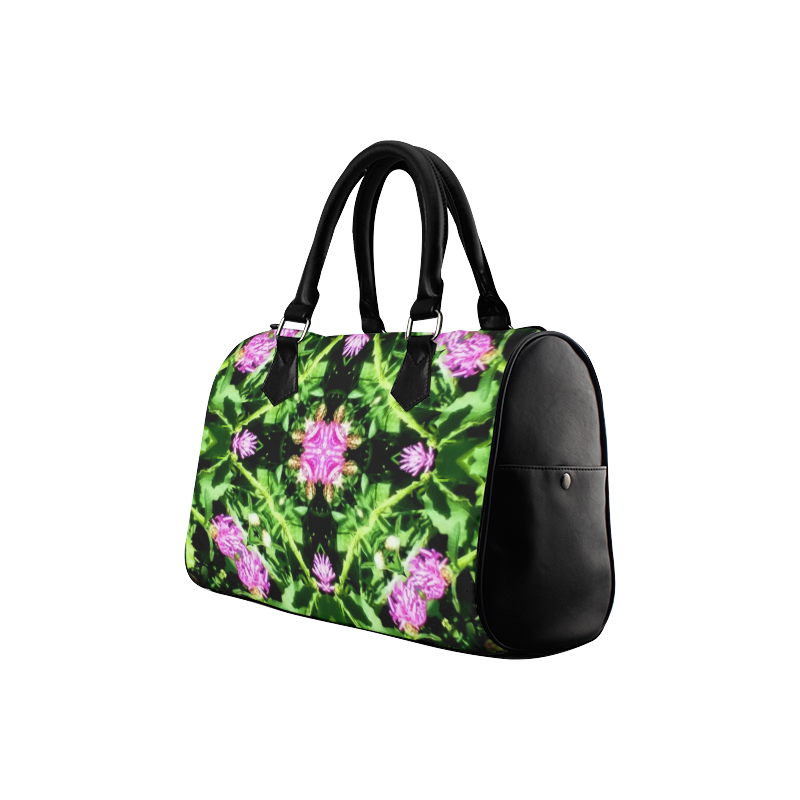 Floral 1 Boston Handbag (Model 1621)