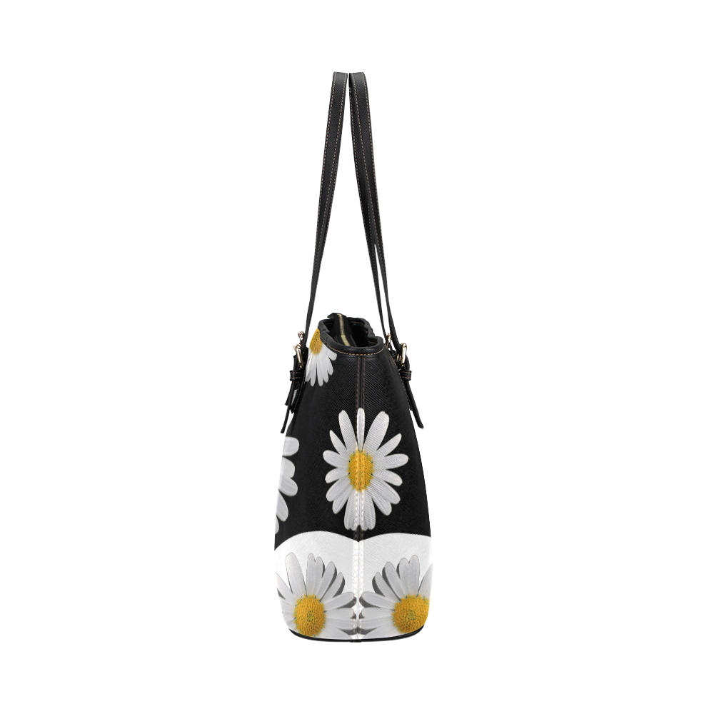 Daisy Leather Tote Bag/Large (Model 1651)