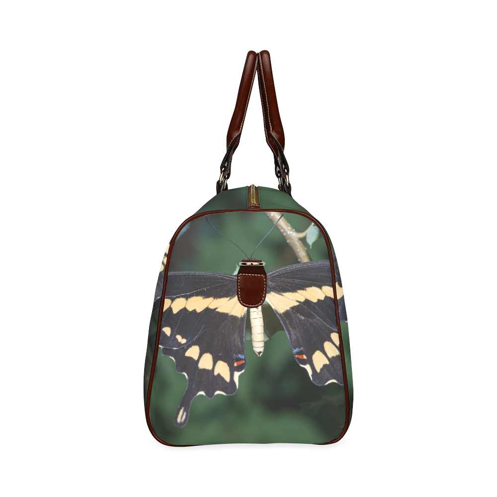 Giant Swallowtail Butterfly Waterproof Travel Bag/Large (Model 1639)