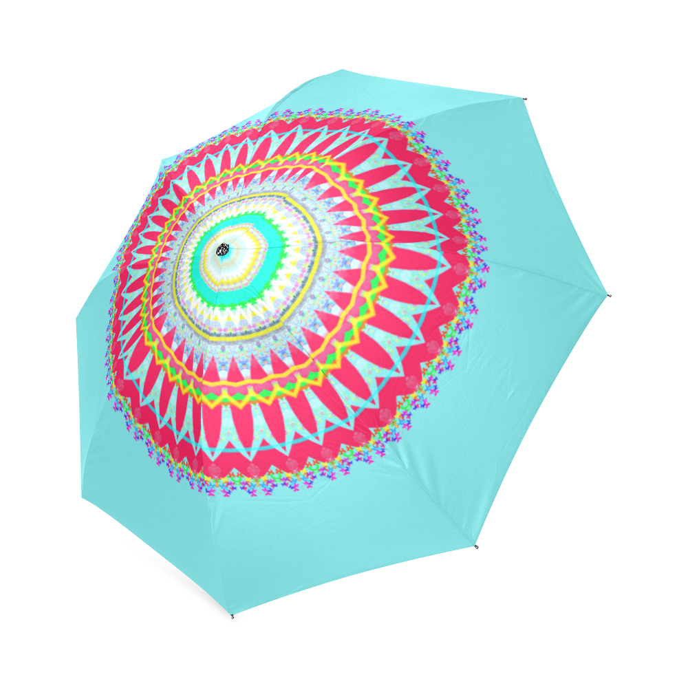 Kaleidoscope design abstract pattern Foldable Umbrella (Model U01)