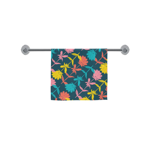 Colorful Floral Pattern Custom Towel 16"x28"