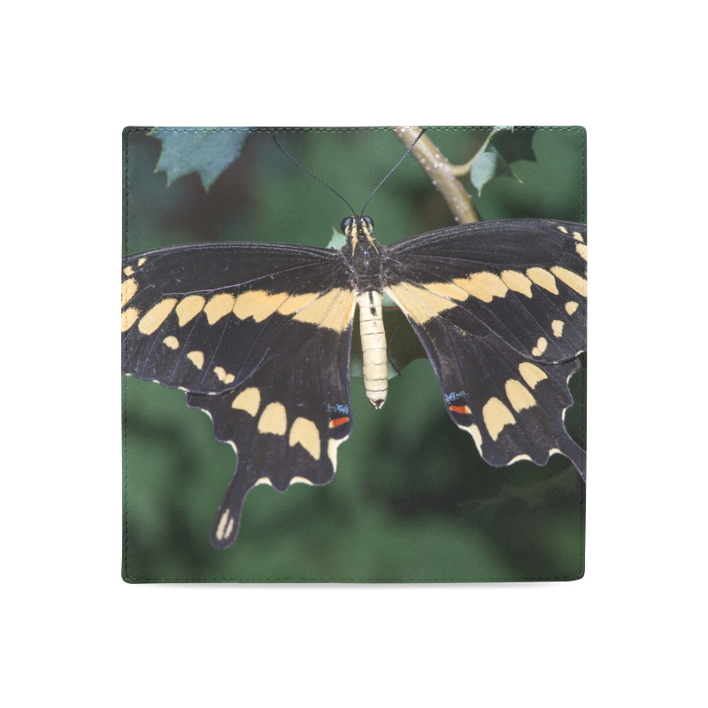 Giant Swallowtail Butterfly Women's Leather Wallet (Model 1611)
