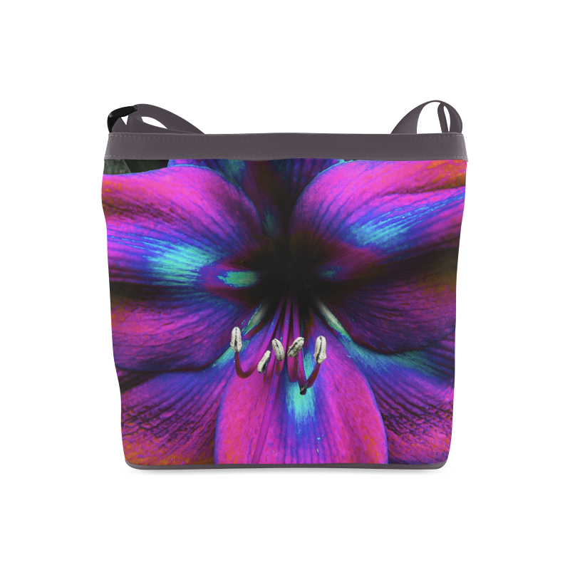 Neon Amaryllis by Martina Webster Crossbody Bags (Model 1613)