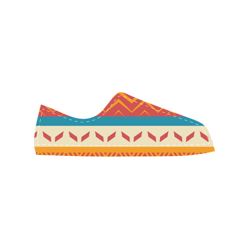 Tribal shapes Men's Classic Canvas Shoes/Large Size (Model 018)