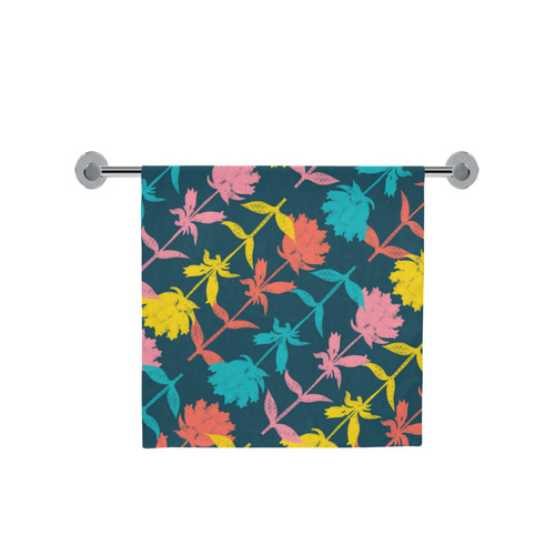 Colorful Floral Pattern Bath Towel 30"x56"