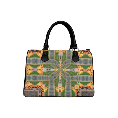 Paths of Fire Boston Handbag (Model 1621)