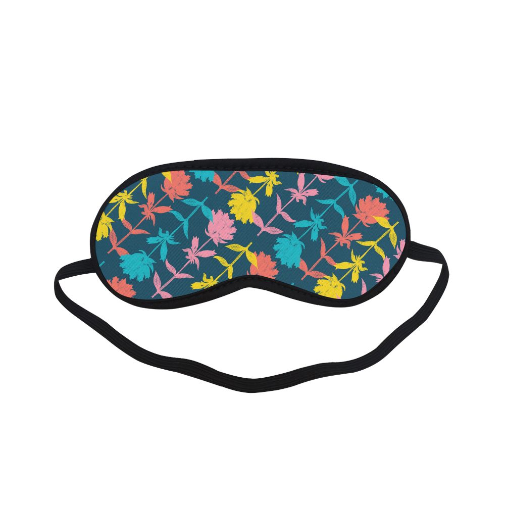 Colorful Floral Pattern Sleeping Mask