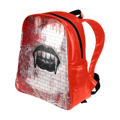 Vamp by Popart Lover Multi-Pockets Backpack (Model 1636)
