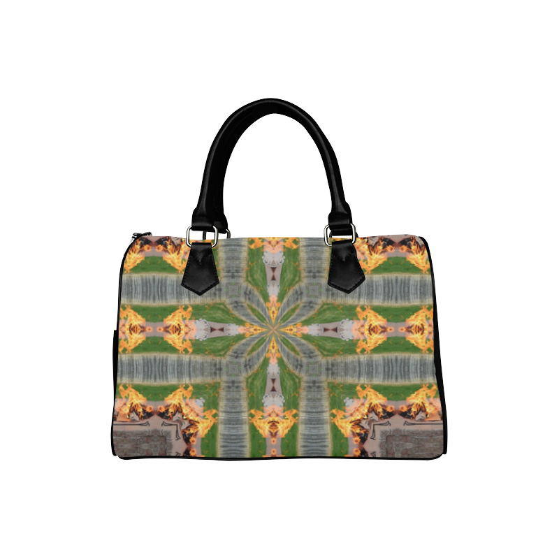 Paths of Fire Boston Handbag (Model 1621)