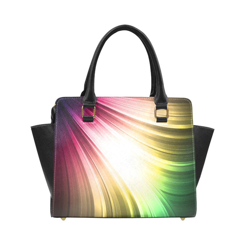 Color Waves Classic Shoulder Handbag (Model 1653)