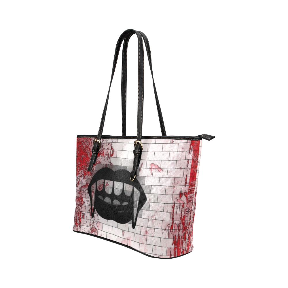 Vamp by Popart Lover Leather Tote Bag/Large (Model 1651)