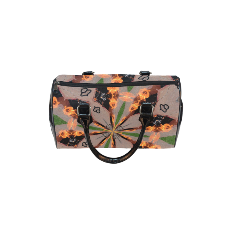 Wheels of Fire Boston Handbag (Model 1621)