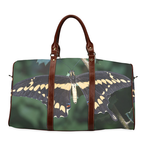 Giant Swallowtail Butterfly Waterproof Travel Bag/Large (Model 1639)
