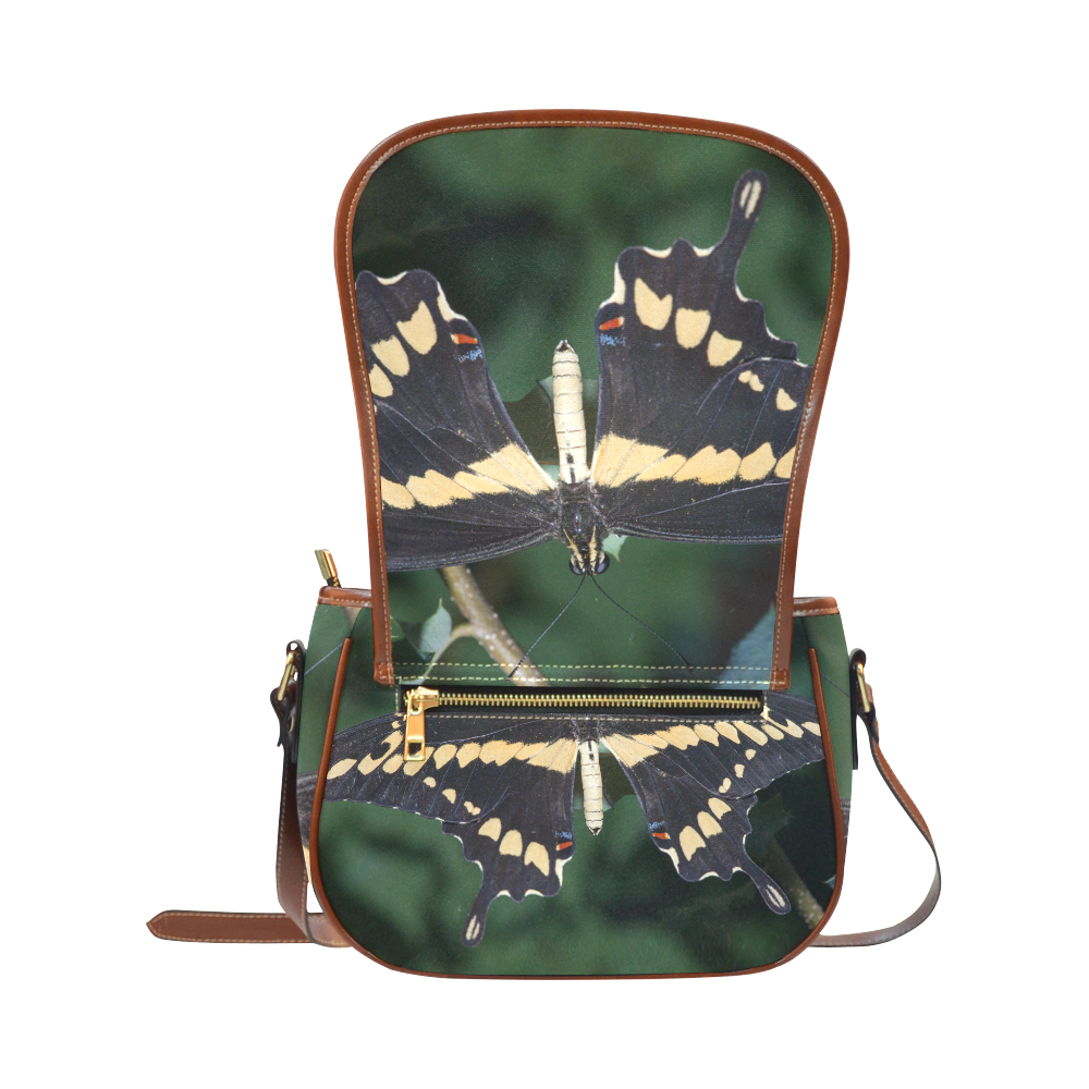 Giant Swallowtail Butterfly Saddle Bag/Large (Model 1649)