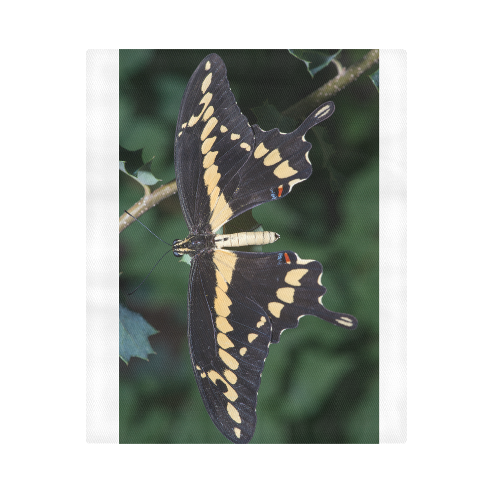 Giant Swallowtail Butterfly Duvet Cover 86"x70" ( All-over-print)